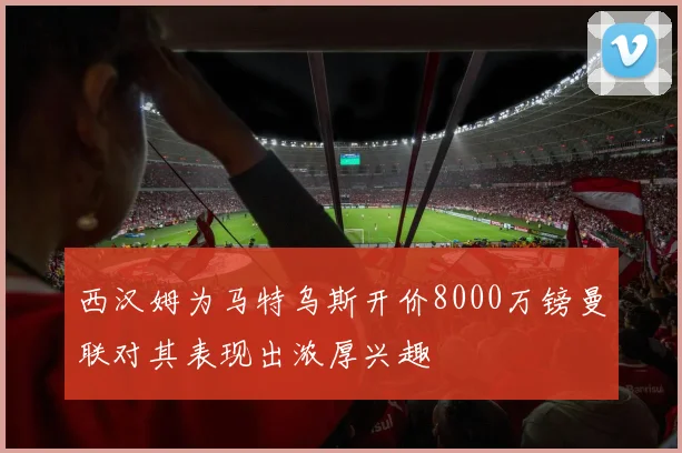 西汉姆为马特乌斯开价8000万镑曼联对其表现出浓厚兴趣